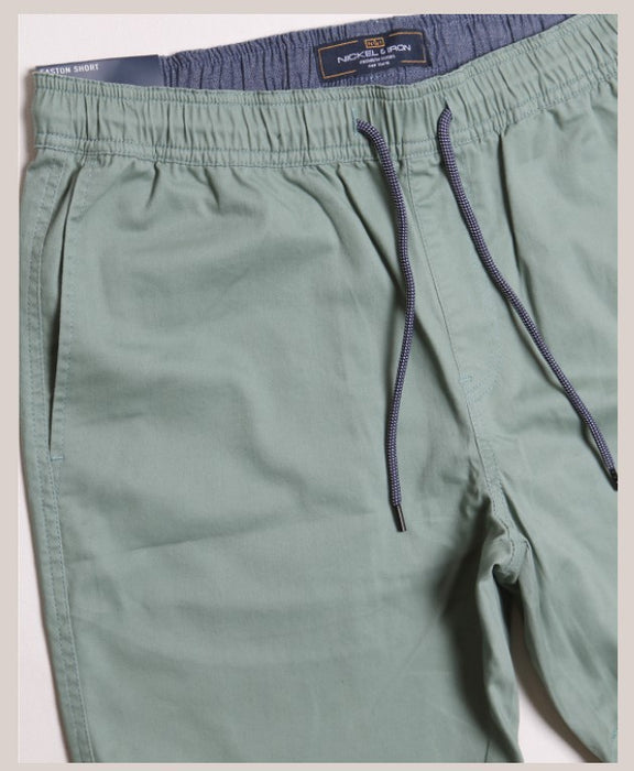 Solid Drawstring Sea Spray Shorts