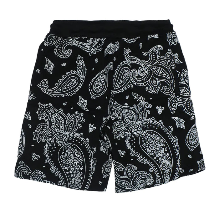 CROOKS & CASTLES BLACK SWEAT SHORTS