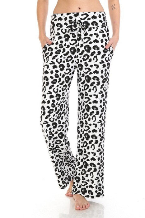 Leopard Print Soft Pajamas