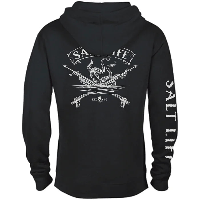 Octo Spears Zip Up Hoodie