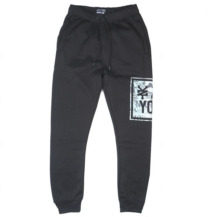 ZOO YORK LOGO JOGGER PANTS BLACK