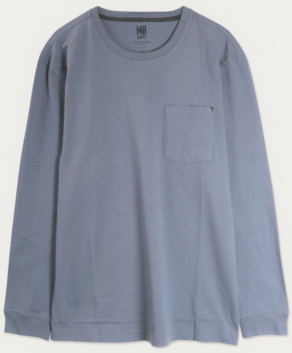 Long Sleeve Pocket Crew