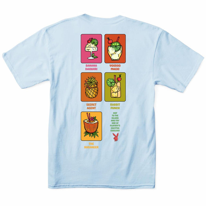 Jamaica Happy Hour Powder Blue Tee