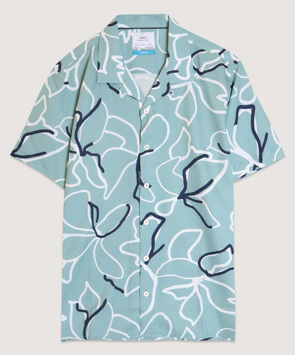 Leaf Lines Camp Shirt