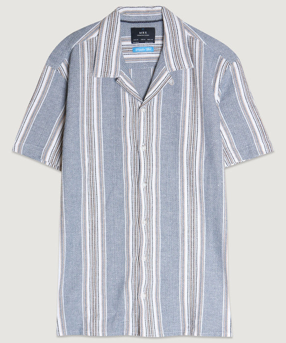 Textured Stripe Shirt