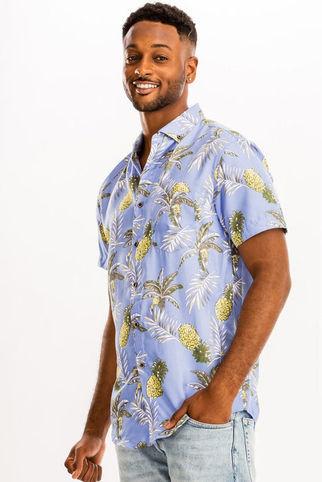 HAWAIIAN BUTTON DOWN SHIRT (7036)