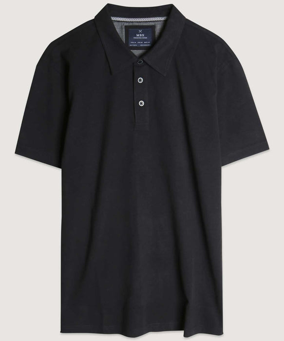 POLO WITH SELF COLLAR