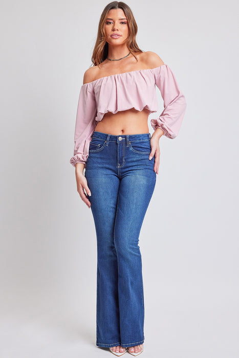 Junior Classic High Rise Flare Jean