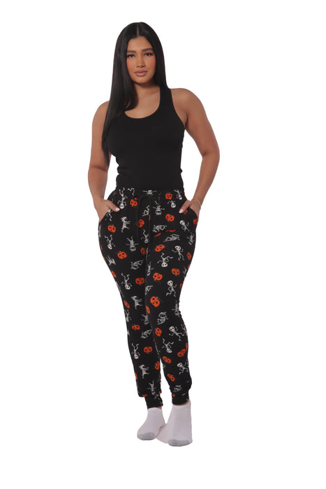 Halloween Pumpkins Soft Fleece Sweatpants