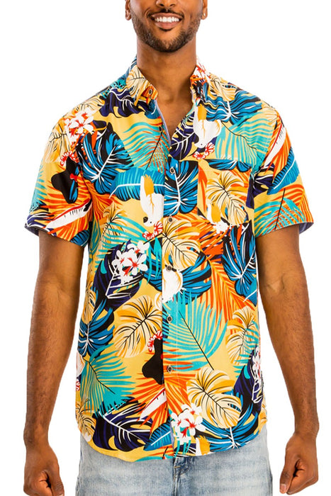 HAWAIIAN BUTTON DOWN SHIRT (7041)