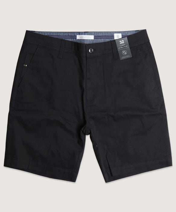 Flat Front Button Shorts