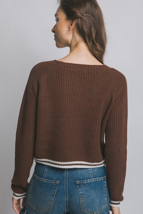 Knit California Embroidered Sweater