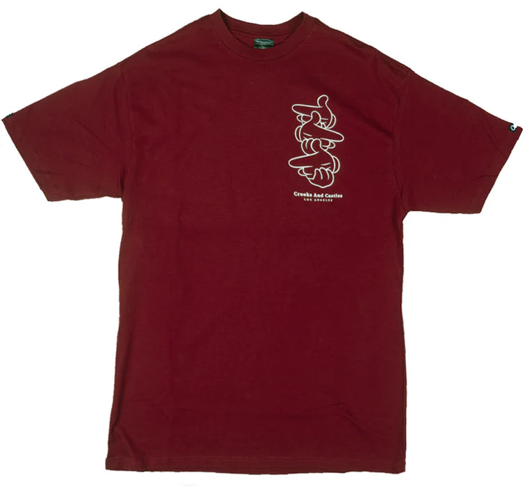 CROOKS & CASTLES 777 HANDS Tee