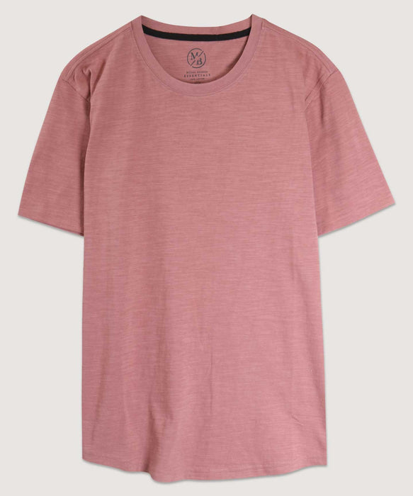 Essential Curved Hem Crew Neck