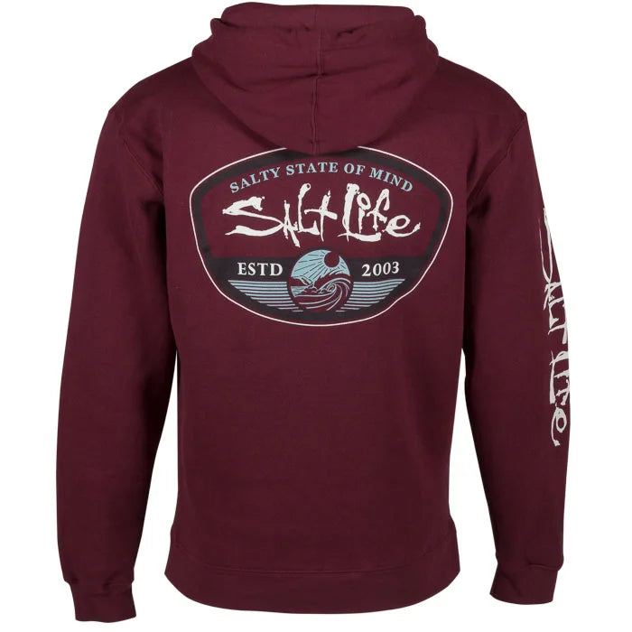 Get Barreled Fin Pullover Fleece Hoodie