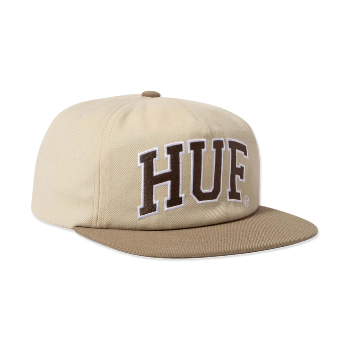 HUF ARCH LOGO CREAM SNAPBACK HAT