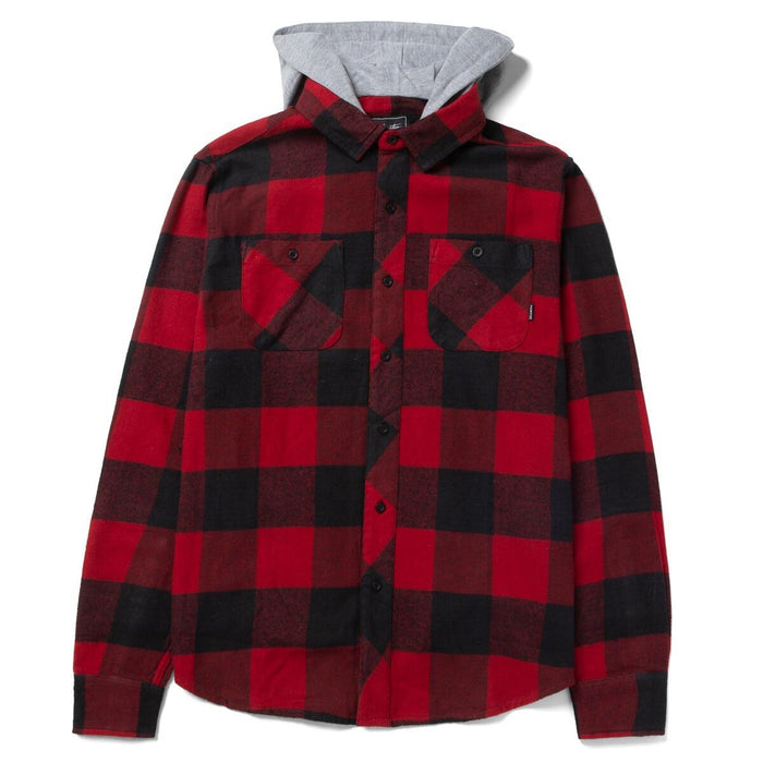 TWO-FER FLANNEL R/B HOOD