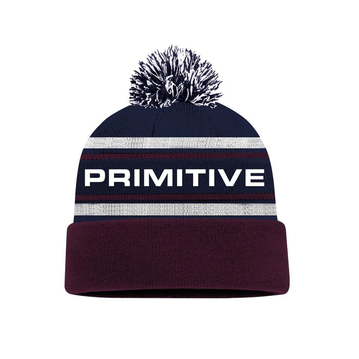EURO POM BURGUNDY BEANIE