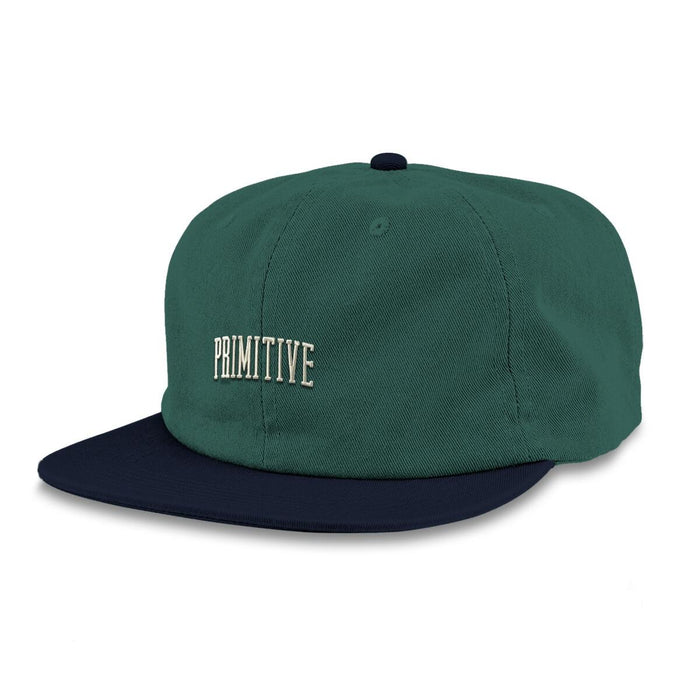 COLLEGIATE 6 PANEL GREEN SNAPBACK