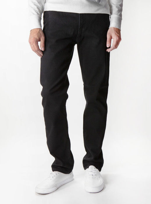 Slim Straight (8041) Black Jeans