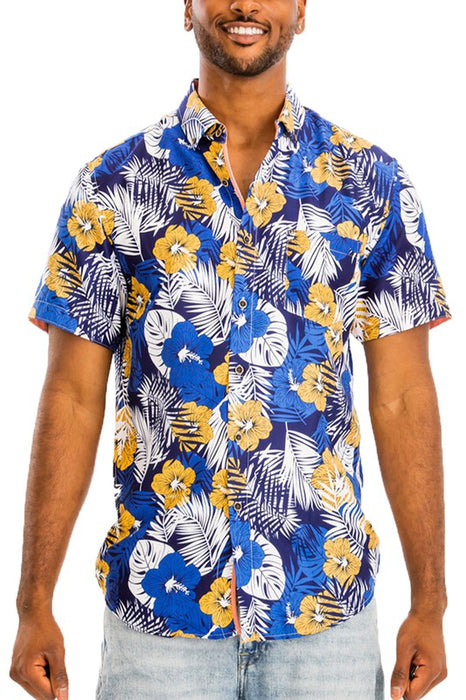 HAWAIIAN BUTTON DOWN SHIRT (7036)