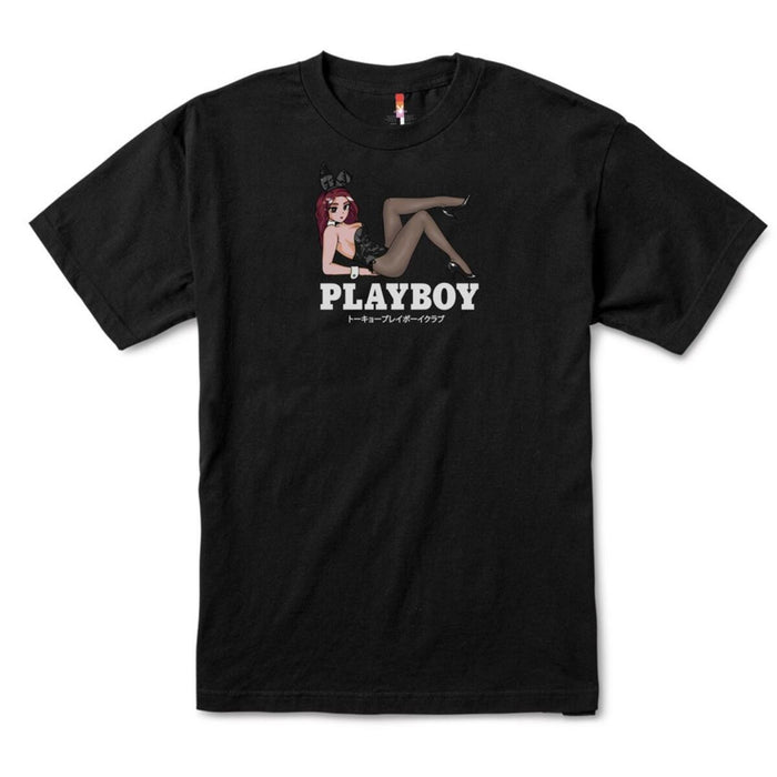 Open Late Black Tee