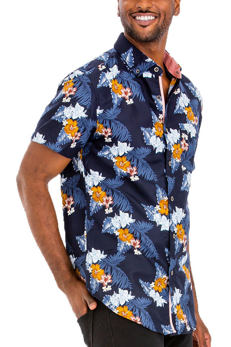 HAWAIIAN BUTTON DOWN SHIRT (7046)