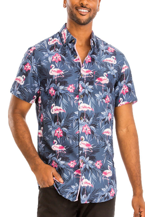 HAWAIIAN BUTTON DOWN SHIRT (7054)