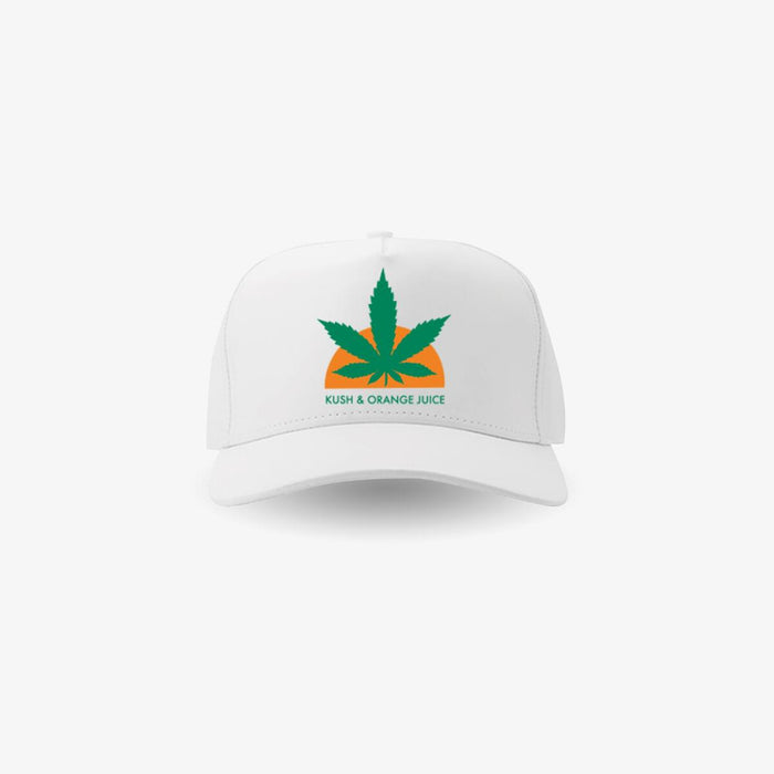 KUSH LOGO WHITE HAT