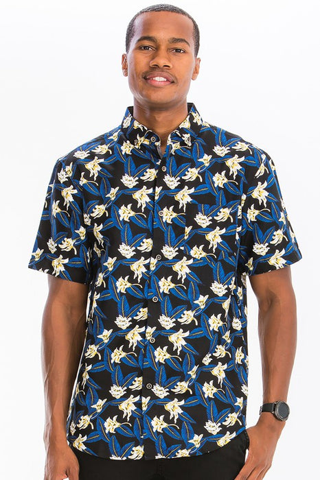 HAWAIIAN BUTTON DOWN SHIRT (7003)