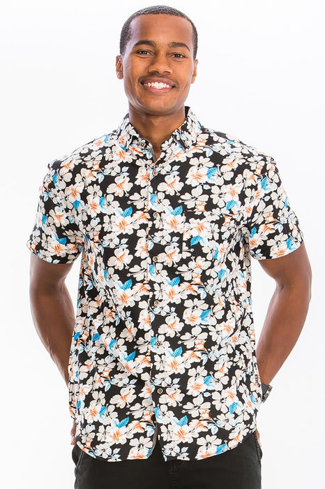 HAWAIIAN BUTTON DOWN SHIRT (7005)