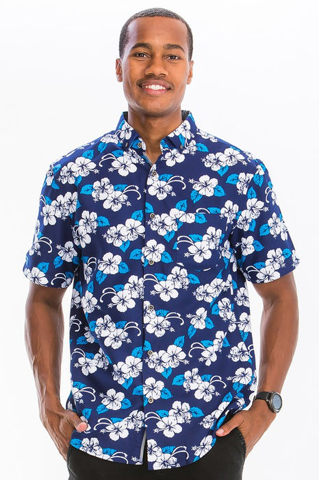 HAWAIIAN BUTTON DOWN SHIRT (7011)