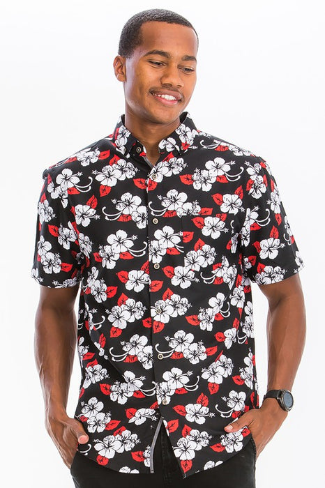 HAWAIIAN BUTTON DOWN SHIRT (7012)