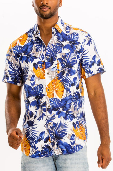 HAWAIIAN BUTTON DOWN SHIRT (7035)
