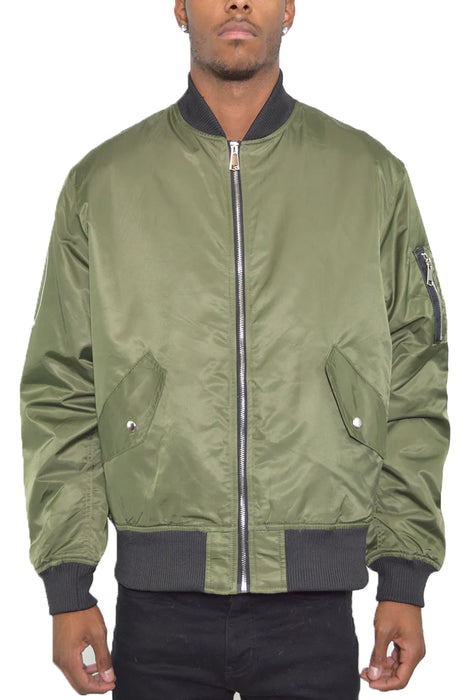 Jed Flight Olive Bomber