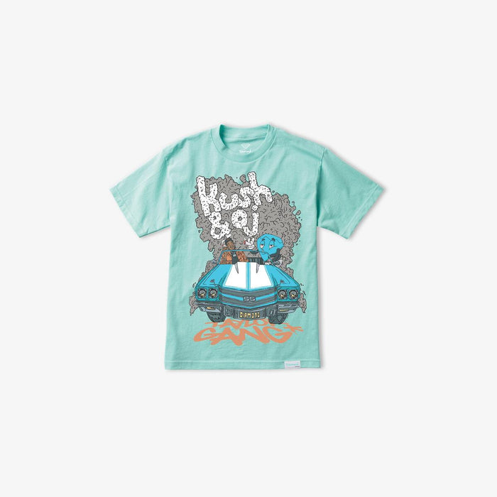 WHILE DRIVING DIAMOND BLUE TEE