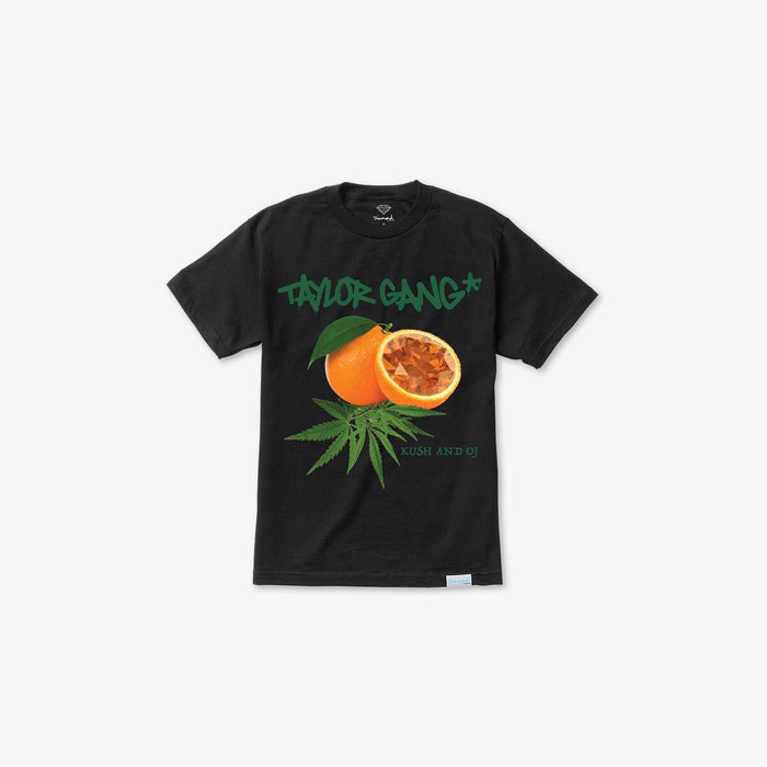 ORANGE & KUSH BLACK TEE