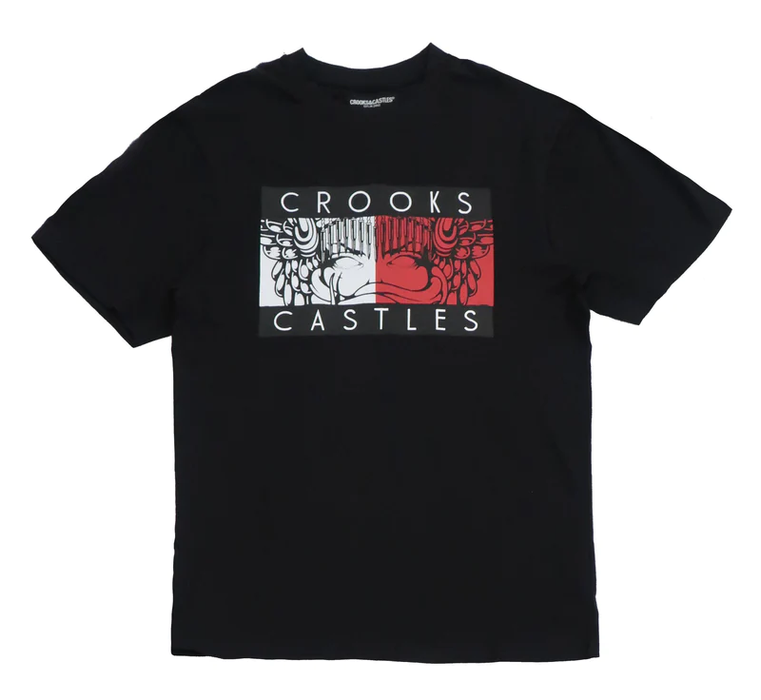 CROOKS FIGUH BLACK TEE