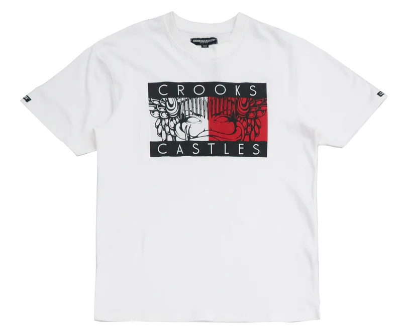 CROOKS FIGUH WHITE TEE