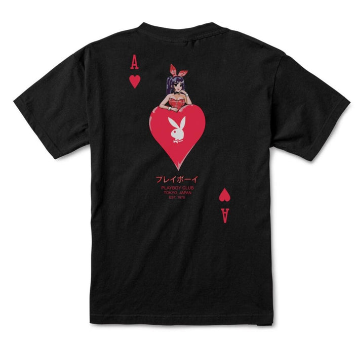 Ace of Hearts Black Tee