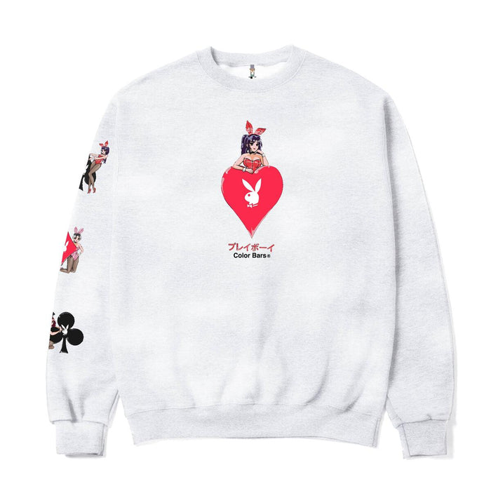 Aces White Crewneck