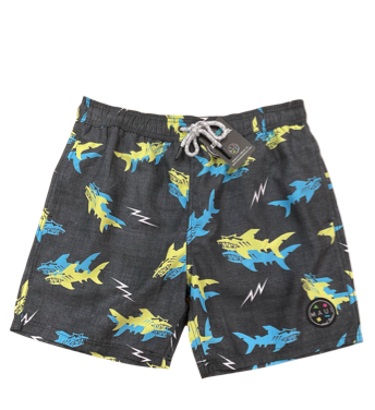 Electric Shark Swim Shorts