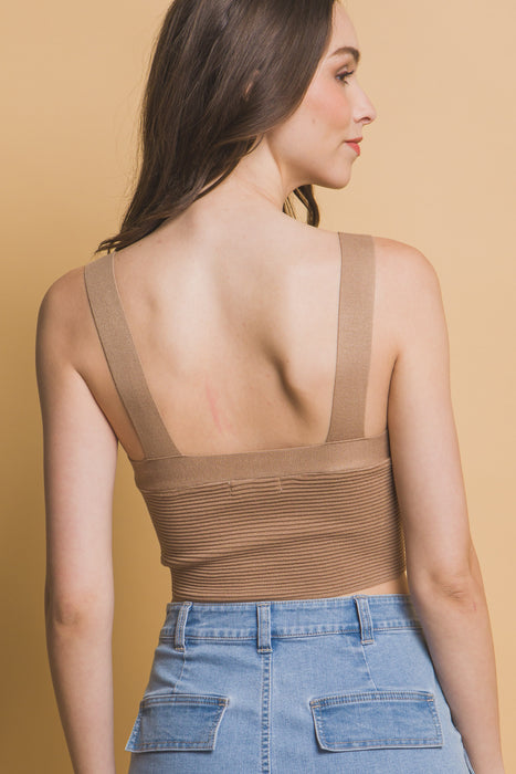 Knitted Cropped Top