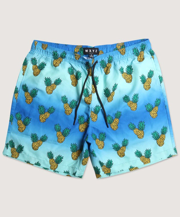 Pineapple Ombre Drawstring Shorts