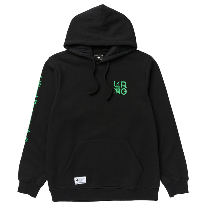 STACKED MULTI LOGO PULLOVER HOODIE