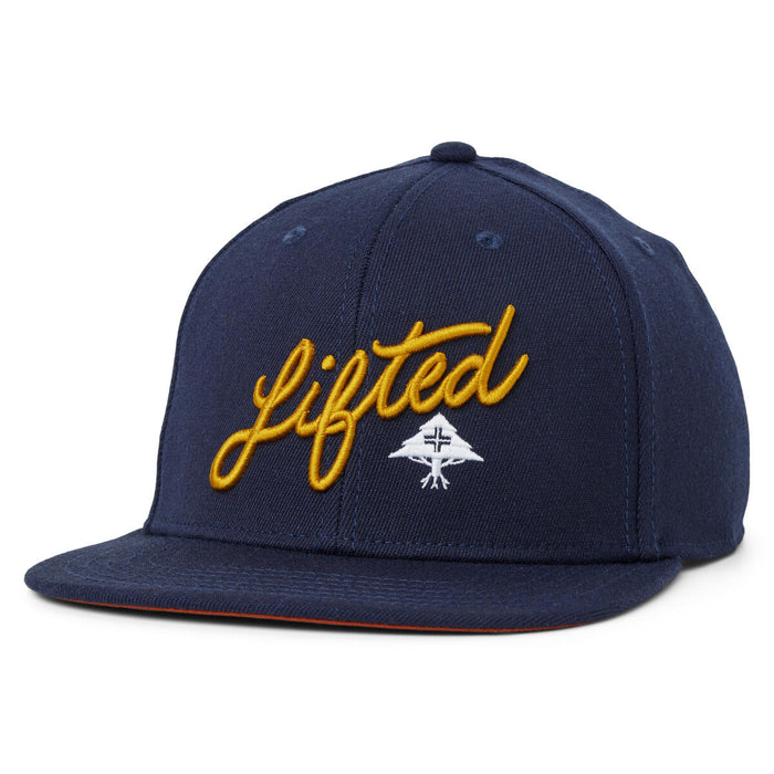 LIFTED NAVY BLUE SNAPBACK HAT