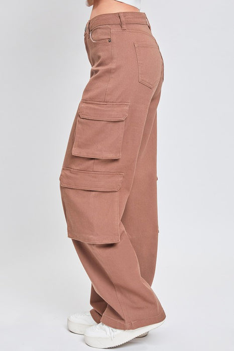 High Rise Double Cargo Pants