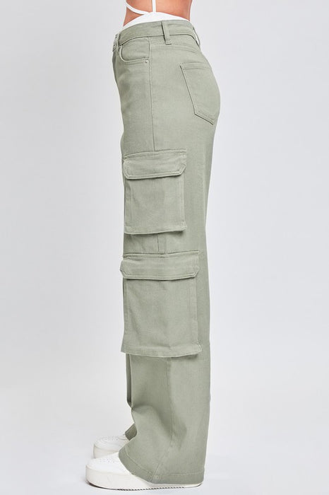High Rise Double Cargo Pants