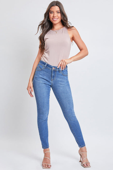 Mid Rise Sustainable Wannabettabutt Skinny Jeans