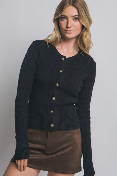 Cable Knit Cardigan